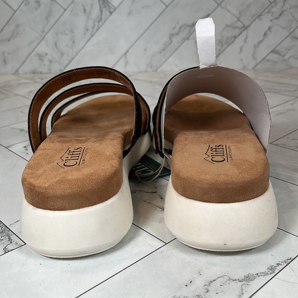 NWT Cliffs by White Mountain Womens Optinum ES PRINT Strap Sandal Shoes 9.5M - Picture 8 of 10